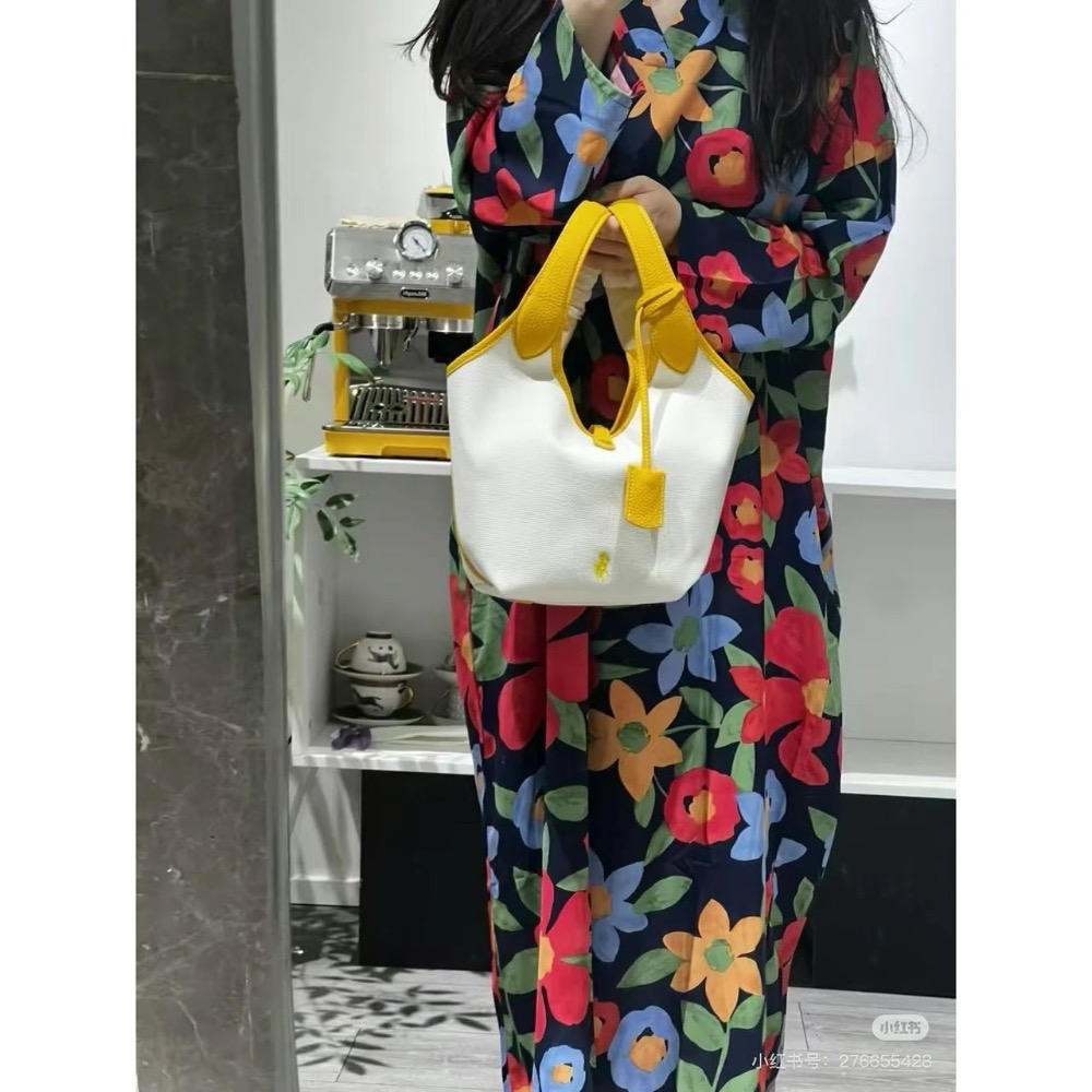 Polo寶藏菜籃子包#【金玟庭同款】  Ralph Lauren小馬刺繡-細節圖8