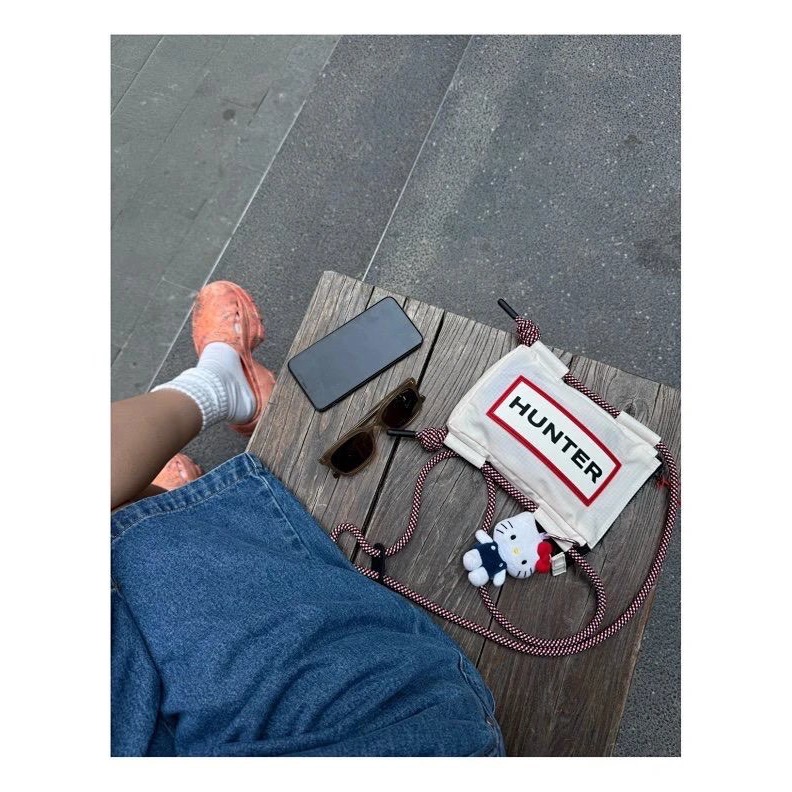 福利 特惠 hunter尼龍輕量化手機包 斜挎包-細節圖3