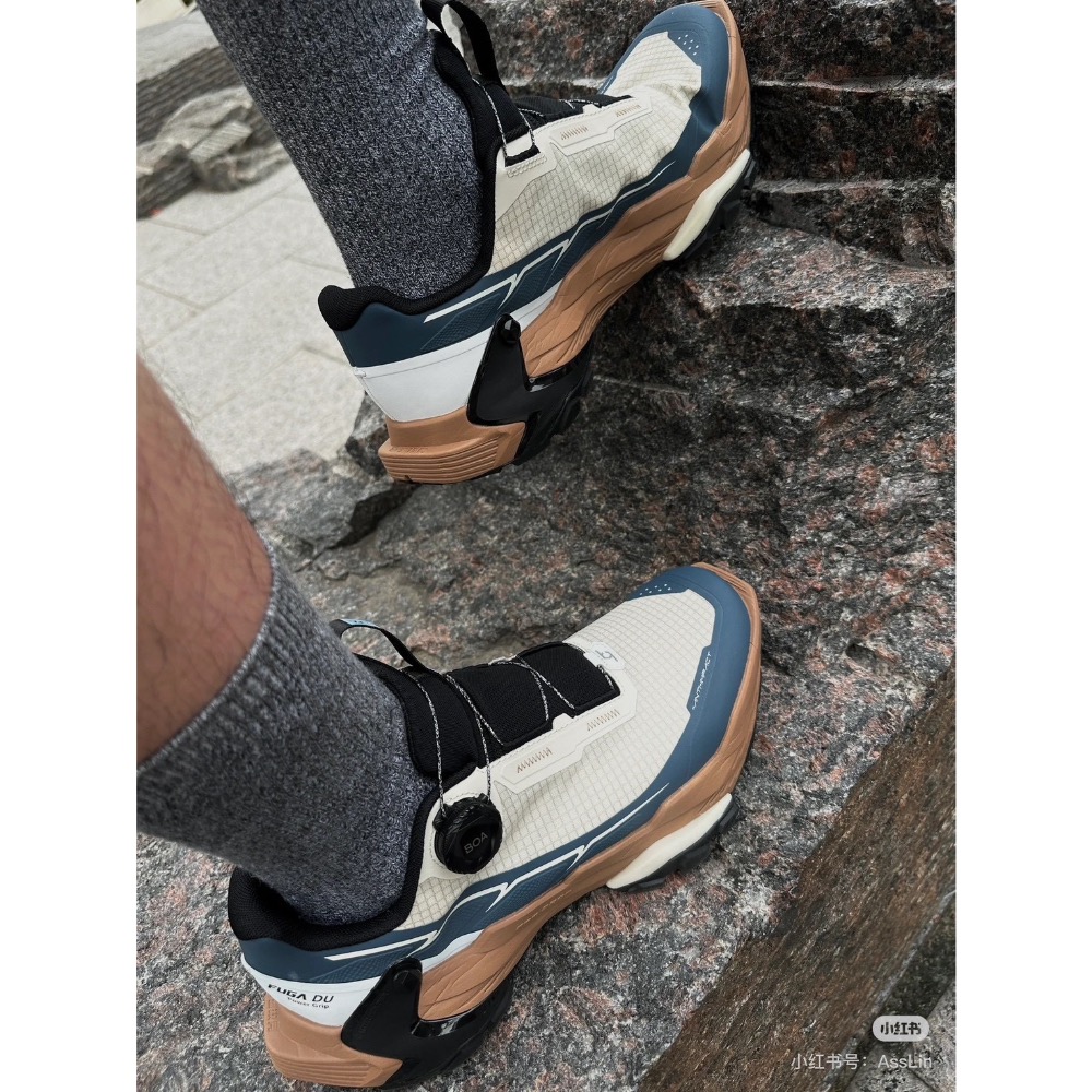 新品凱樂石（KAILAS）防水透氣緩震防滑 輕量化設計徒步鞋登山鞋大坡王陡坡穩定跑山 TPU網布減震輕便透氣防側翻防滑-細節圖2