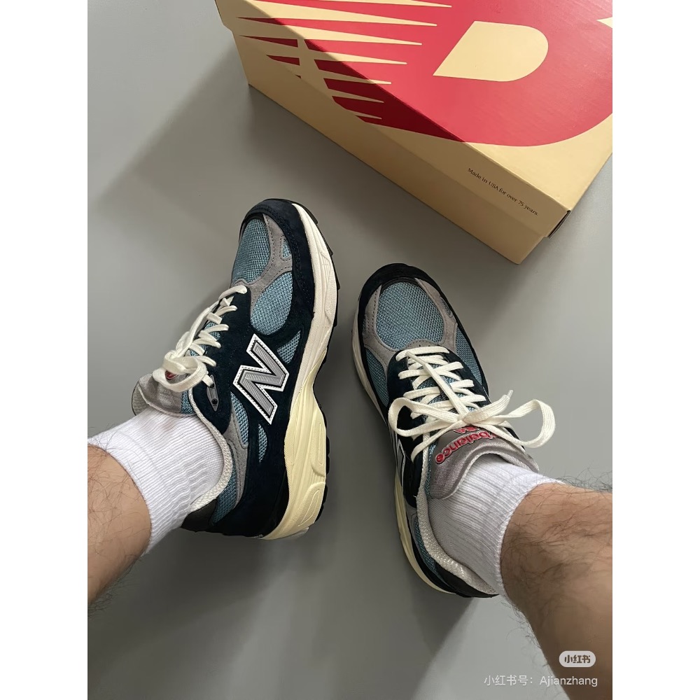 NB最最最經典的鞋型之一延續了990系列的經典元表妥妥美式復古味運動鞋完全長在了我的審-細節圖4