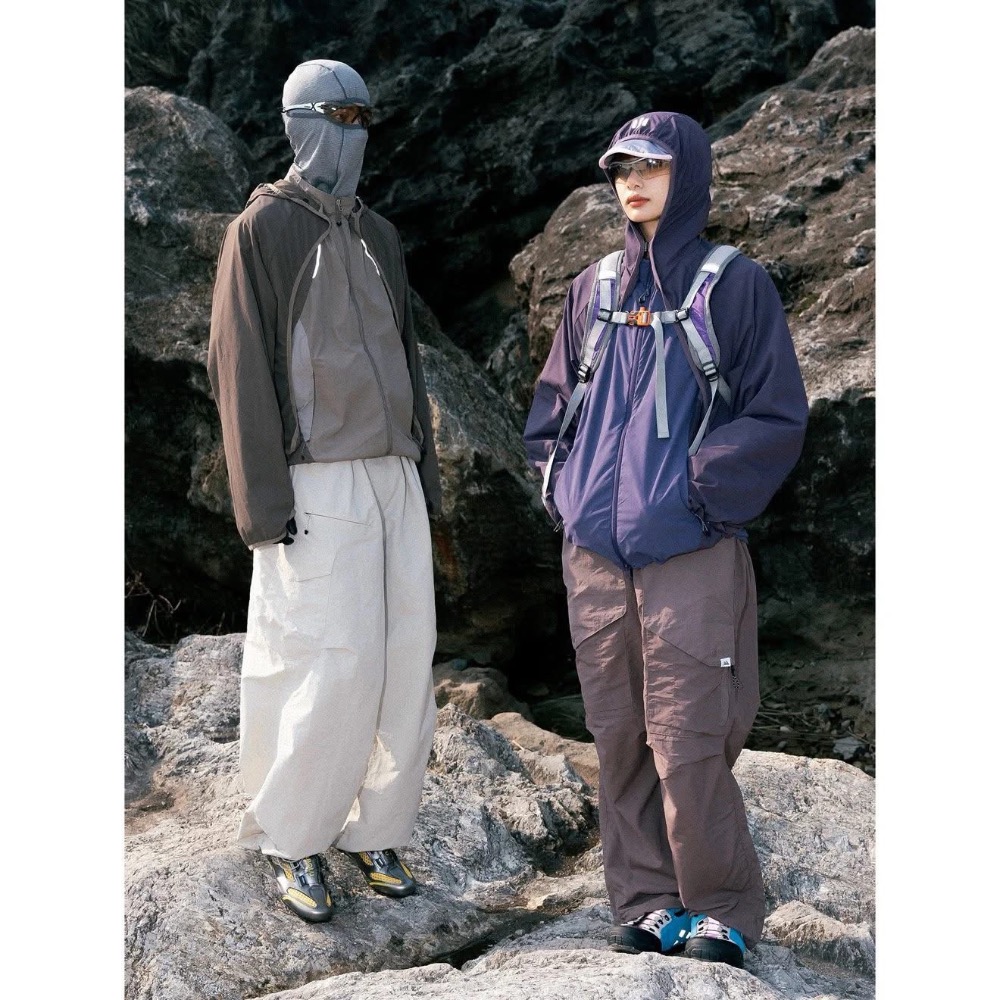 騎行黨狂喜#【一衣兩穿/可拆卸】三合一組合 輕便速乾透氣  山系戶外徒步 馬甲外套 防曬衣騎行服-細節圖3