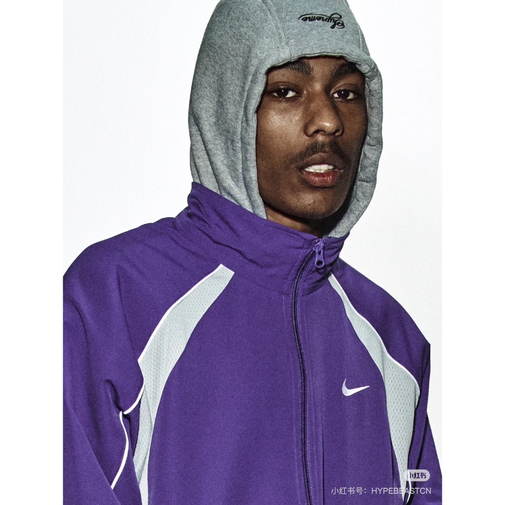 Supreme x Nike 聯名款 SS25 WEEK4 Track Jacket 袖口刺繡logo拉鍊開合夾克外套-細節圖9