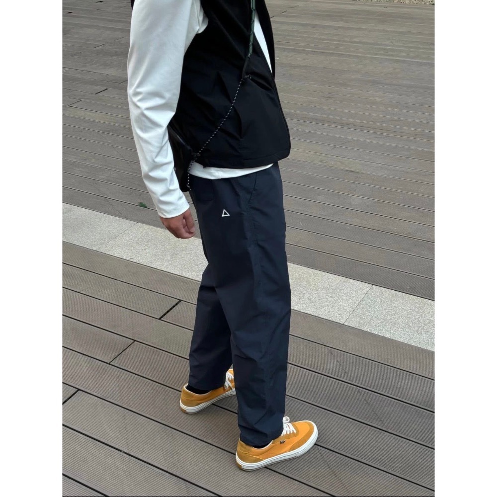 【信我 買它】特價處理＃高品質 戶外通勤 防撕裂格子布 直筒 微錐 休閒褲 機能衝鋒褲 男女同款-細節圖2