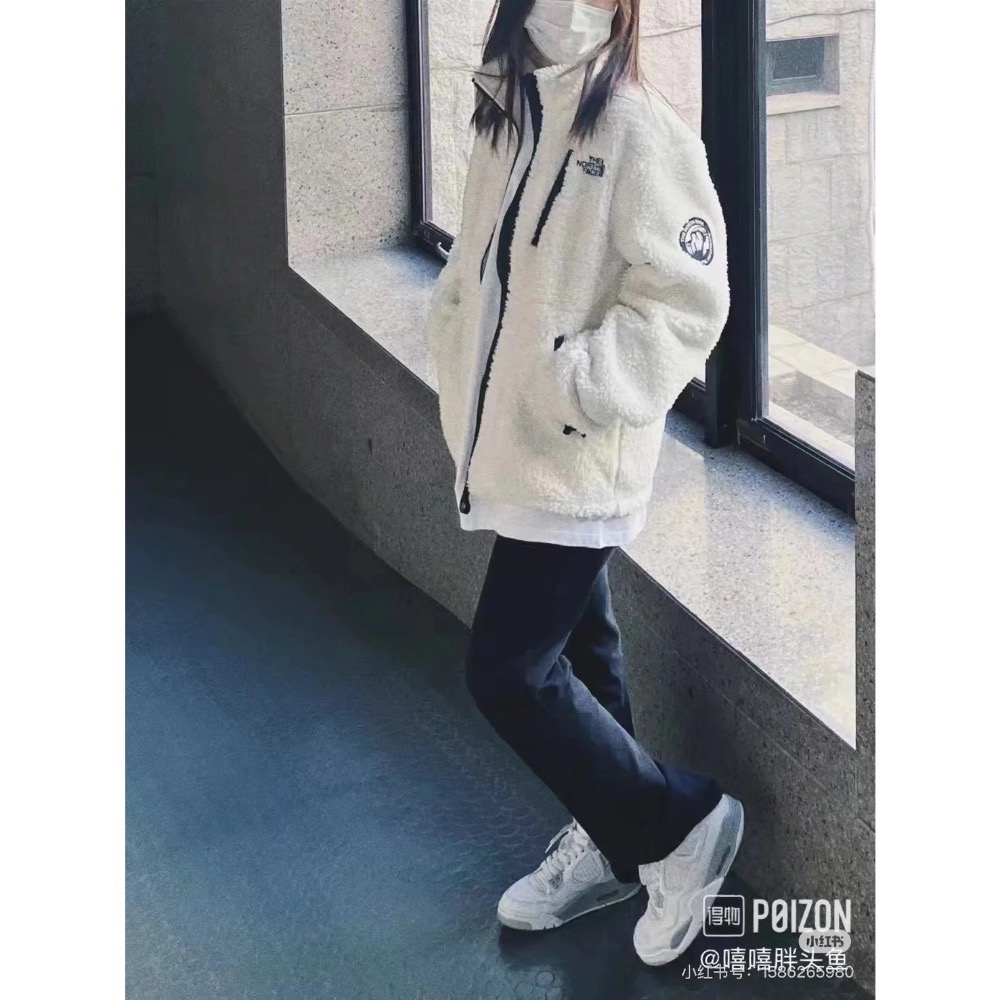 Tnf 冬季男女羊羔絨戶外夾克專櫃同步更新 禦寒保暖神器外穿內搭都輕鬆駕馭-細節圖5