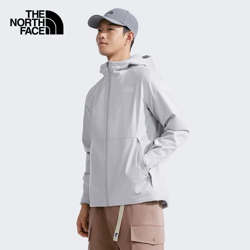 THE NORTH FACE秋季料防風防雨衝鋒衣男女戶外風衣外套-細節圖2
