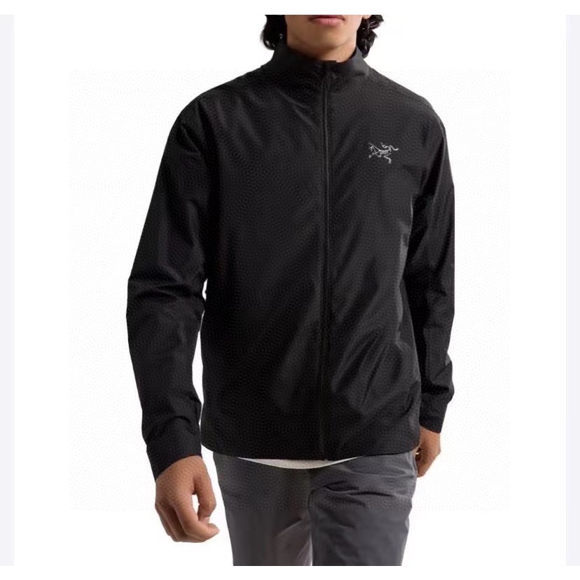 ARC＇TERYX / 始祖鳥兩色立領反光外套  3m反光logo戶外運動輕量化立領防風夾克外套-細節圖2