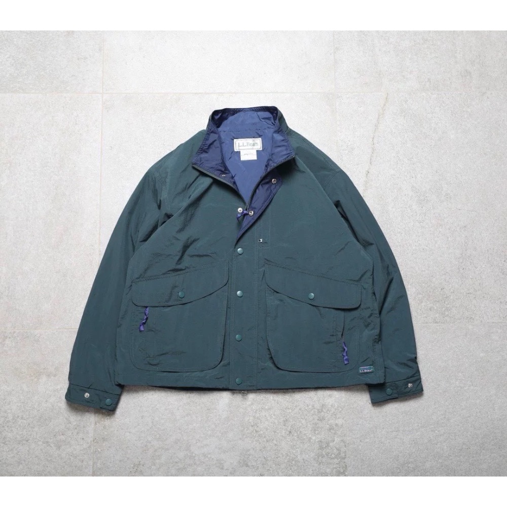 防水防油防污 日系L.L.bean 潮牌工裝獵裝夾克防風立領外套男女-細節圖2