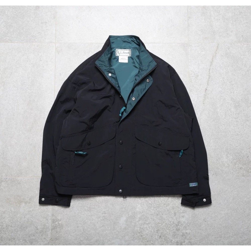 防水防油防污 日系L.L.bean 潮牌工裝獵裝夾克防風立領外套男女-細節圖6