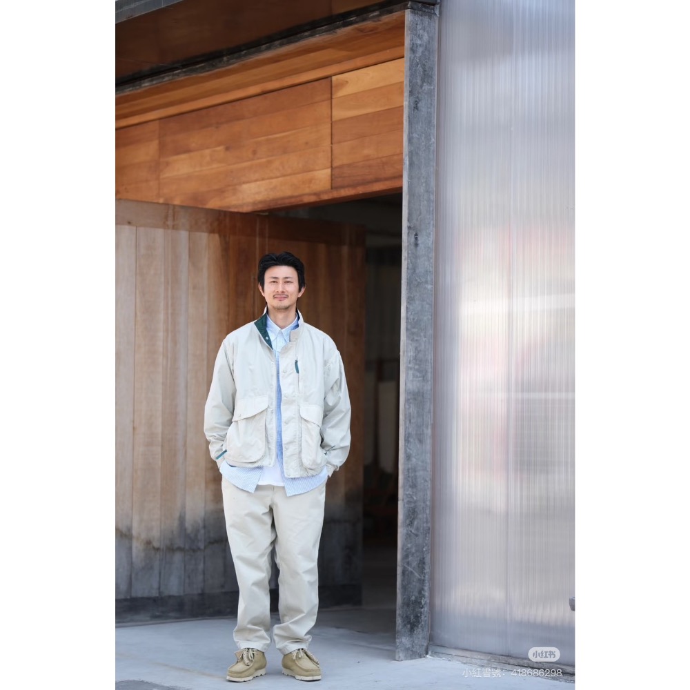 防水防油防污 日系L.L.bean 潮牌工裝獵裝夾克防風立領外套男女-細節圖7