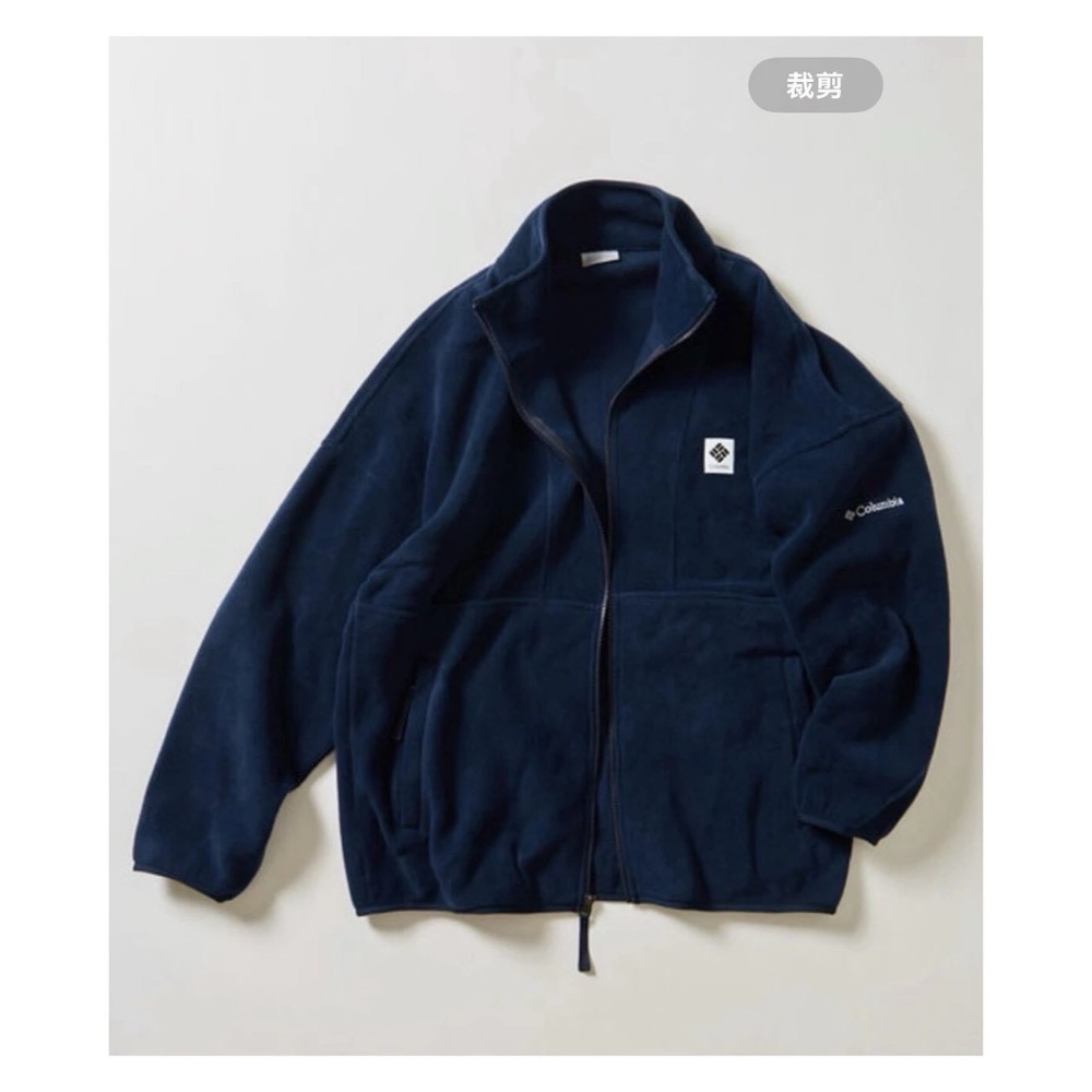 戶外潮流保暖#【聯名限定】columbia    Freak store 聯名款25AW 搖粒絨保暖拉鍊立領外套 男女同-細節圖5