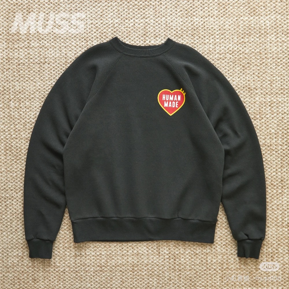 HUMAN MADE SWEATSHIRT 日本制愛心字母衛衣-細節圖6