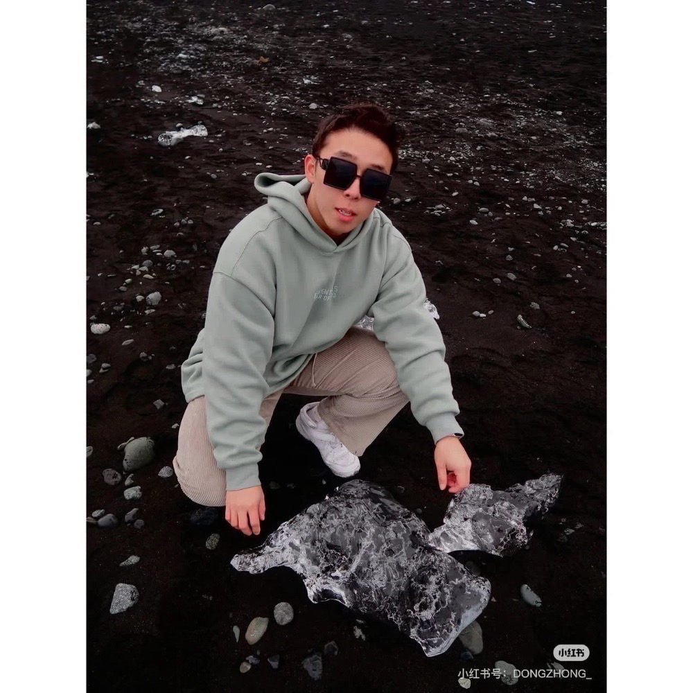 特惠福利#【莫蘭迪系列】FOG Essentials 硅膠字母小Logo印花 直筒版型 連帽加絨衛衣 男女款-細節圖2