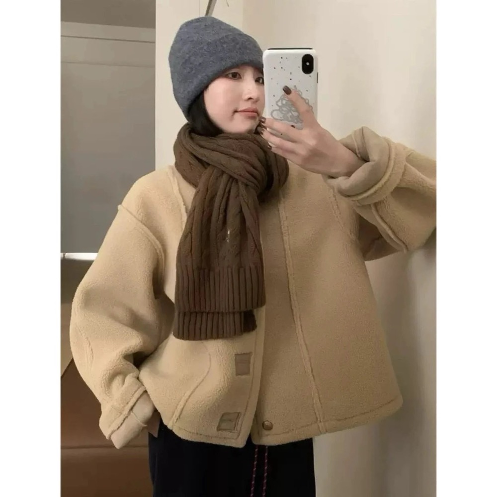 #【跑量福利】ralph Lauren小馬刺繡Logo 基  礎百搭 針織麻花圍巾 男女同款-細節圖2