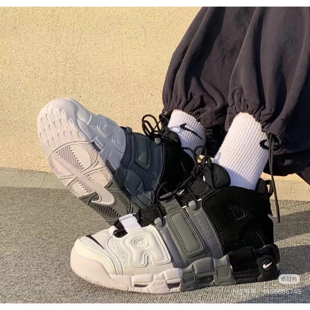 會員限定 Nike  Air More Uptempo皮蓬中幫復古籃球鞋-細節圖4