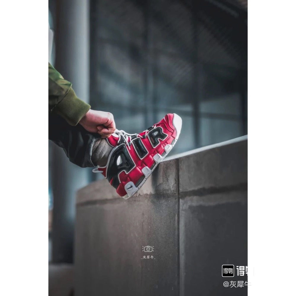 會員限定 Nike  Air More Uptempo皮蓬中幫復古籃球鞋-細節圖6