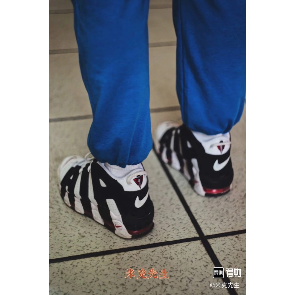 會員限定 Nike  Air More Uptempo皮蓬中幫復古籃球鞋-細節圖7