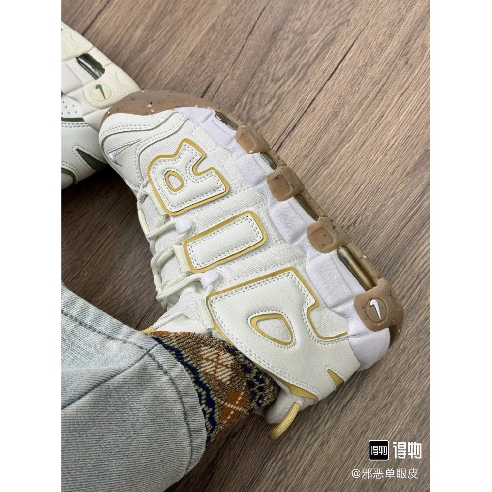 會員限定 Nike  Air More Uptempo皮蓬中幫復古籃球鞋-細節圖8