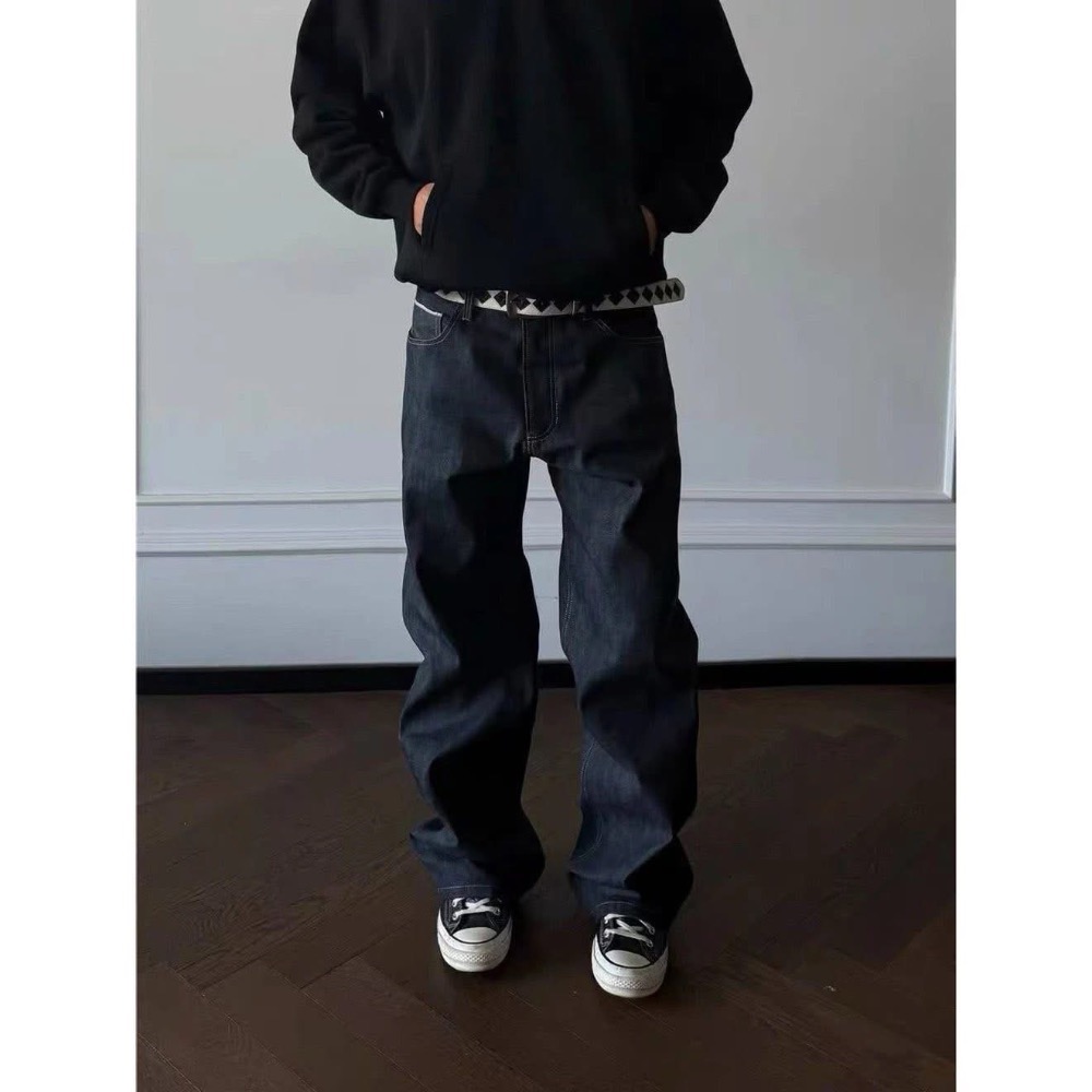 原牛硬挺的魅力#【真•紅邊赤耳】復古水洗 15.5oz 紅邊赤耳 直筒原牛牛仔褲 男女款 25418#-細節圖2