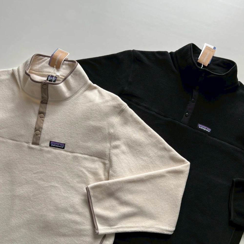 Patagonia 亨利領 雙面絨 防風保暖衛衣外套 男女同款-細節圖2