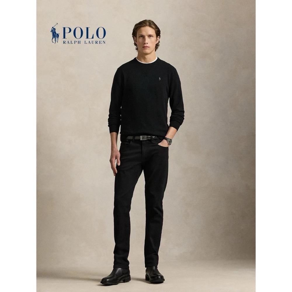 所有年齡段通吃款#【2025最新款】ralph Lauren經典馬刺繡  Logo 基礎款圓領 羊毛混紡針織衫毛衣 男女-細節圖5