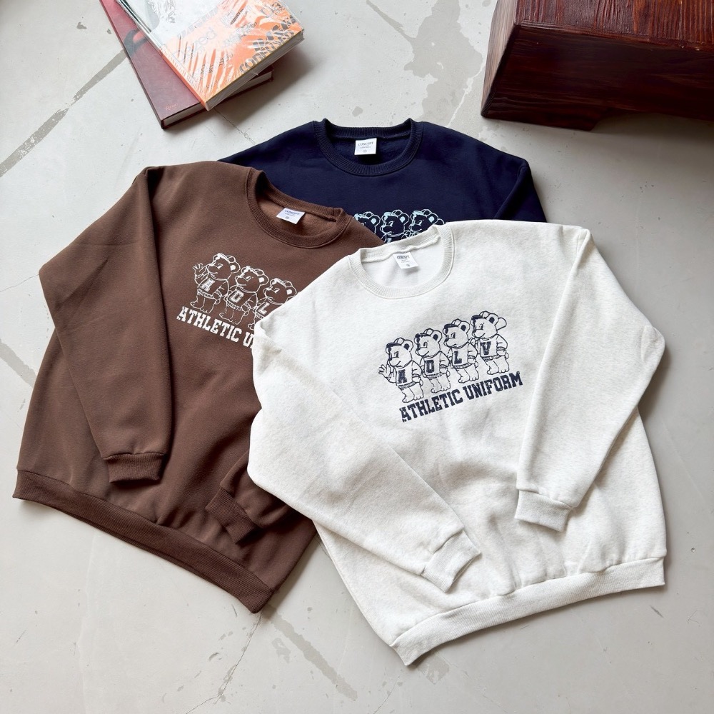 ADLV四熊印花大學T-細節圖5