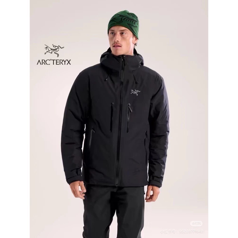 始祖鳥 Beat Down Insulated Jackt GTX連帽防水防風保暖羽絨服外套  90%灰鵝絨-細節圖2