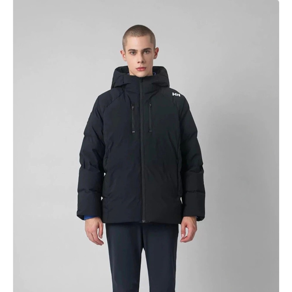 只有搶到M Helly Hansen H2ESSENTIAL系列羽絨服 戶外保暖發熱基礎款連帽羽絨服男女同款-細節圖2