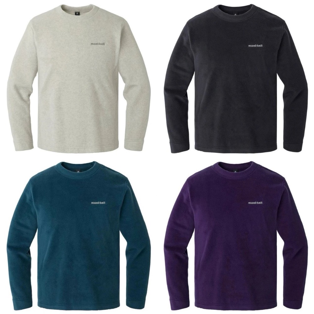 【日系簡約美學】montbell CLIMAPLUS100保暖套頭抓絨衫-細節圖2