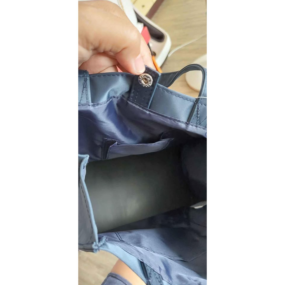 全新日本 over flow sensitivity 貓咪 短柄手提袋 便當袋 購物袋-細節圖2