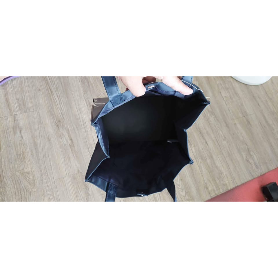 全新日本 over flow sensitivity 貓咪 短柄手提袋 便當袋 購物袋-細節圖5