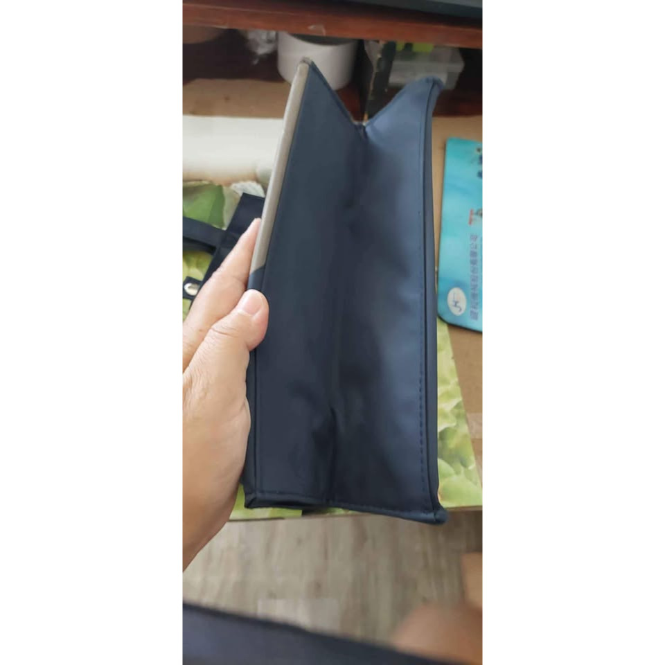 全新日本 over flow sensitivity 貓咪 短柄手提袋 便當袋 購物袋-細節圖6