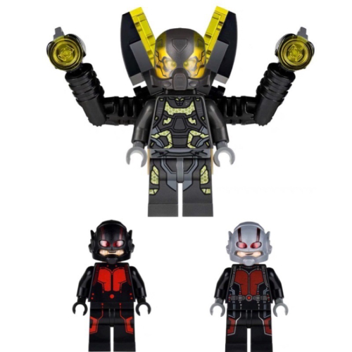 LEGO 76039 三隻合賣一代蟻人 二代蟻人 黃蜂人