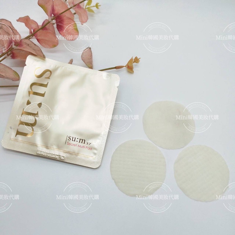 ☆mini韓國美妝代購☆ Su:m37° 呼吸 甦秘 青春奇蹟活酵肌秘淨膚精華棉 1包3片【SUM43】-細節圖2
