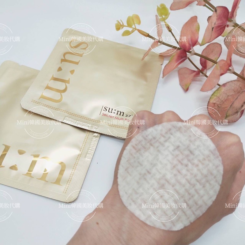 ☆mini韓國美妝代購☆ Su:m37° 呼吸 甦秘 青春奇蹟活酵肌秘淨膚精華棉 1包3片【SUM43】-細節圖3