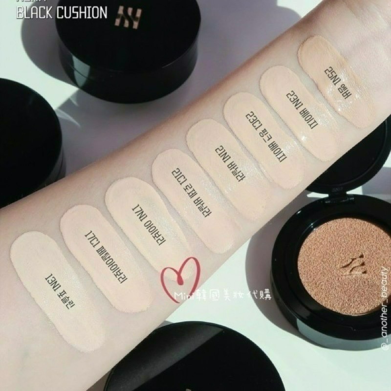 ☆mini韓國美妝代購☆赫拉 HERA  HD 黑金氣墊粉餅 HD 黑金粉底液 24H超持妝 氣墊補充芯-細節圖2