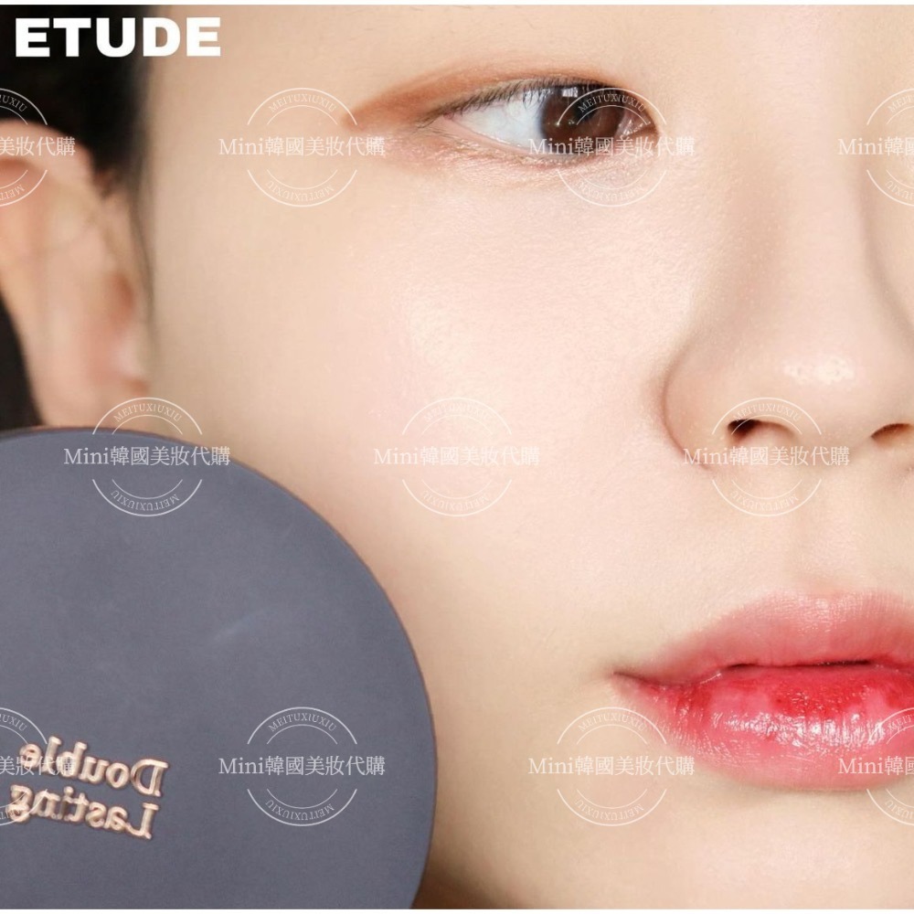 ☆mini韓國美妝代購☆ Etude House 愛麗小屋 長效待肌柔焦霧感氣墊粉餅 Double Lasting-細節圖6
