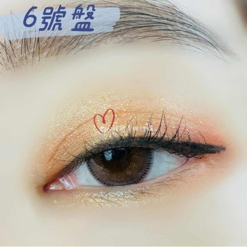 ☆mini韓國美妝代購☆ 韓國 CLIO 旗下 A.BLACK 經典多功能12色眼影盤 十二色眼影盤-細節圖3