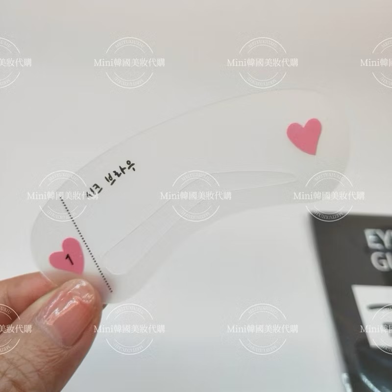 ☆mini韓國美妝代購☆ 韓國製 RiRe 畫眉卡 1包3卡 快速畫眉  畫眉板 美妝工具-細節圖2