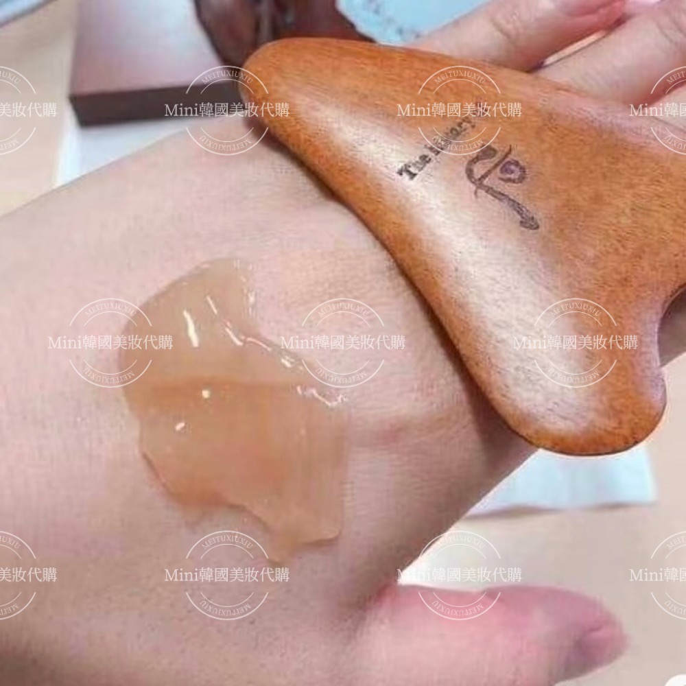 ☆mini韓國美妝代購☆ Whoo 后 津率享紅山蔘清氣面膜 附贈刮痧板 刮痧按摩面膜-細節圖2