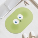 現貨｜表情地墊 可愛硅藻泥地墊 吸水防滑地毯地墊 廁所浴室洗手間吸水速乾地墊 硅藻泥吸水墊 家用浴室-規格圖11