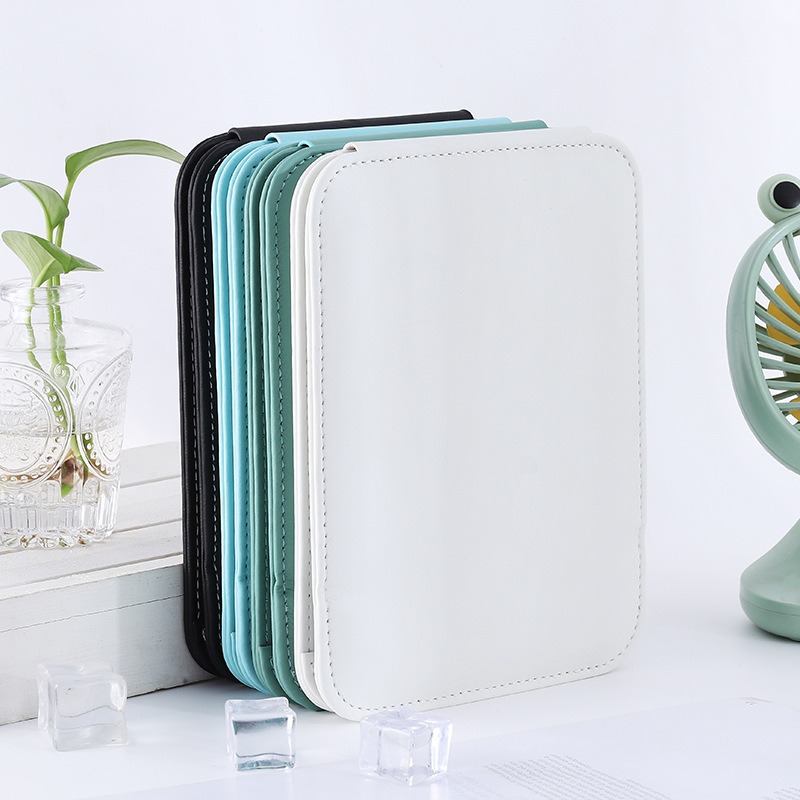 現貨｜桌面化妝鏡 防水 加厚可摺疊收納鏡 便攜化妝鏡 簡易梳妝鏡 檯式化妝鏡 歐式鏡子 化妝鏡 梳妝鏡 鏡子-細節圖8