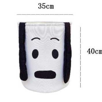 現貨｜動物立體耳朵造型玩具收納桶 卡通收納桶 兒童玩具收納桶 洗衣籃 寶寶衣物收納箱髒衣籃可水洗儲物盒-細節圖8