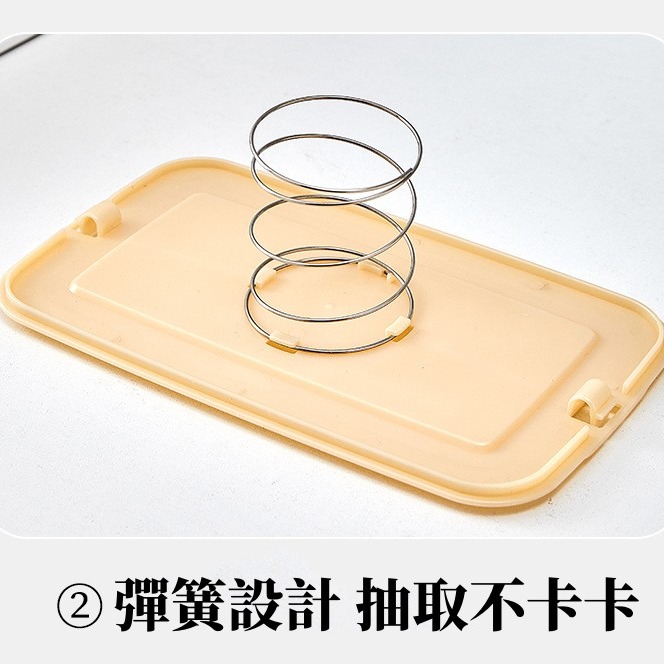 現貨｜北歐面紙盒 輕奢簡約金邊面紙盒 升降紙巾盒 彈簧衛生紙盒  收納盒 自動紙巾收納 客廳 飯店 車用-細節圖6