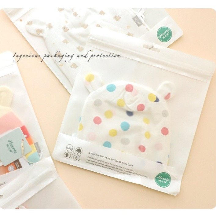 現貨｜新生兒棉質帽子 新生兒嬰兒帽子 嬰兒胎帽 初生兒護囟門帽 春秋四季款 無骨帽子 嬰兒服裝-細節圖5