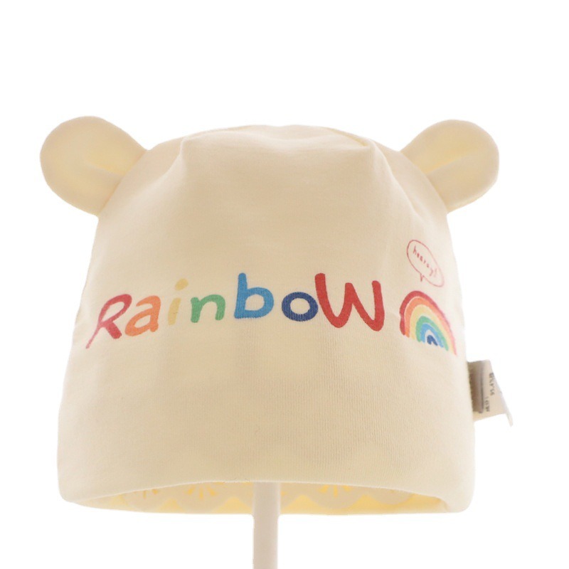 現貨｜新生兒棉質帽子 新生兒嬰兒帽子 嬰兒胎帽 初生兒護囟門帽 春秋四季款 無骨帽子 嬰兒服裝-細節圖10