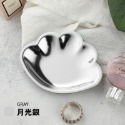 現貨｜北歐風 輕奢質感貝殼造型不銹鋼收納盤 飾品戒指收納盤 桌上雜物收納 玄關客廳裝飾 鑰匙雜物收納 收納盤-規格圖6