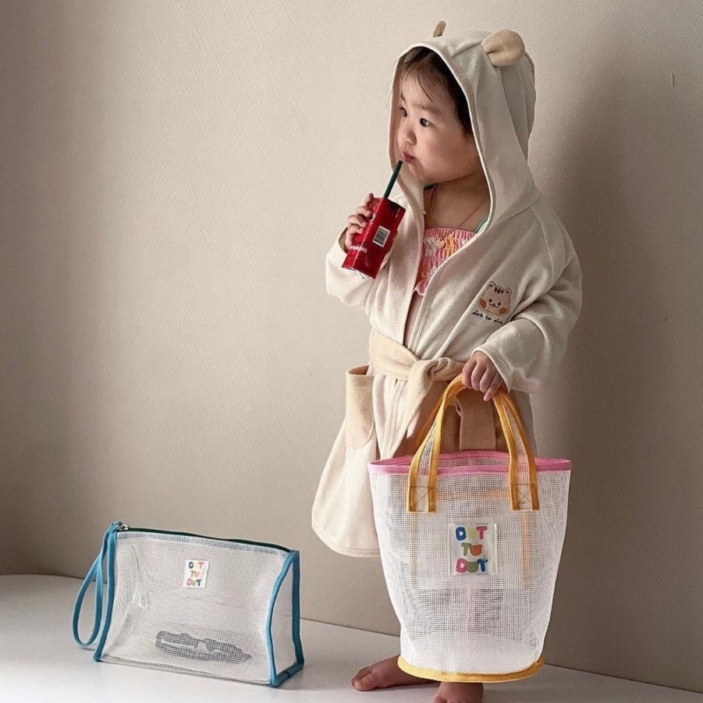 現貨｜全系列網格包包 大容量包包 肩背包 大容量包 韓系撞色包 收納小包 媽媽包 沙灘包 提袋 手提 手拿小包 餐袋-細節圖10