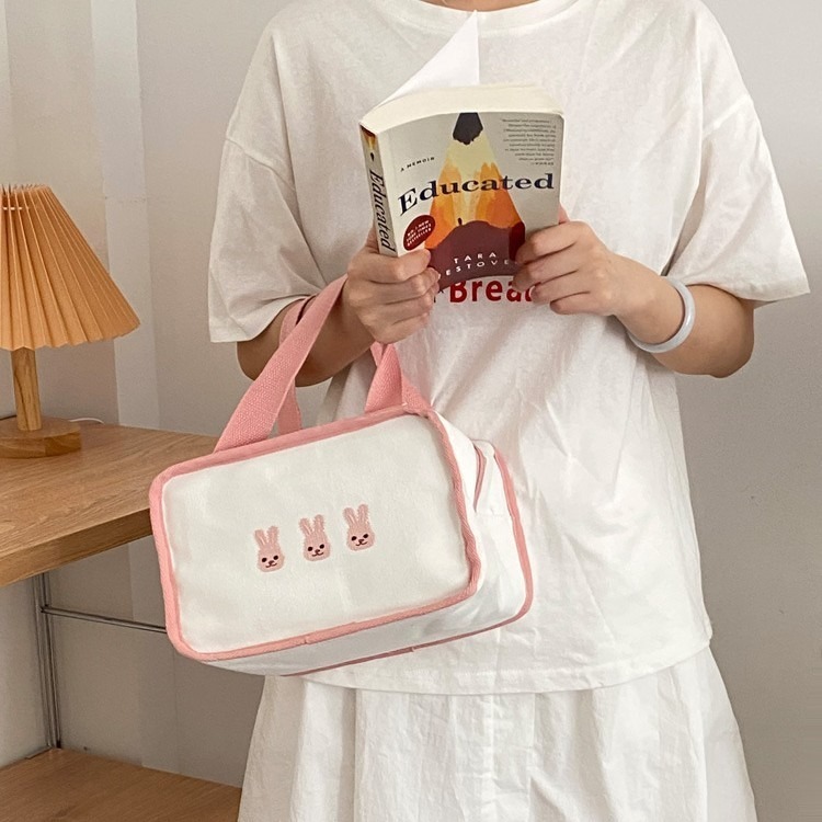 現貨｜媽媽手提包 兒童餐袋 幼稚園餐袋 野餐袋 小熊餐袋 保冰便當袋 三色碗 便當袋 幼兒園餐具袋 野餐袋 外出保溫-細節圖8