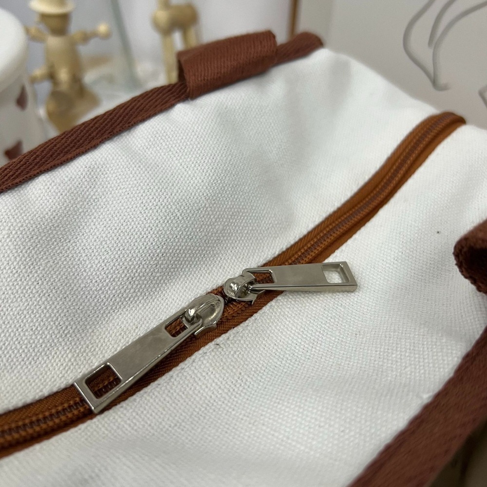 現貨｜媽媽手提包 兒童餐袋 幼稚園餐袋 野餐袋 小熊餐袋 保冰便當袋 三色碗 便當袋 幼兒園餐具袋 野餐袋 外出保溫-細節圖9