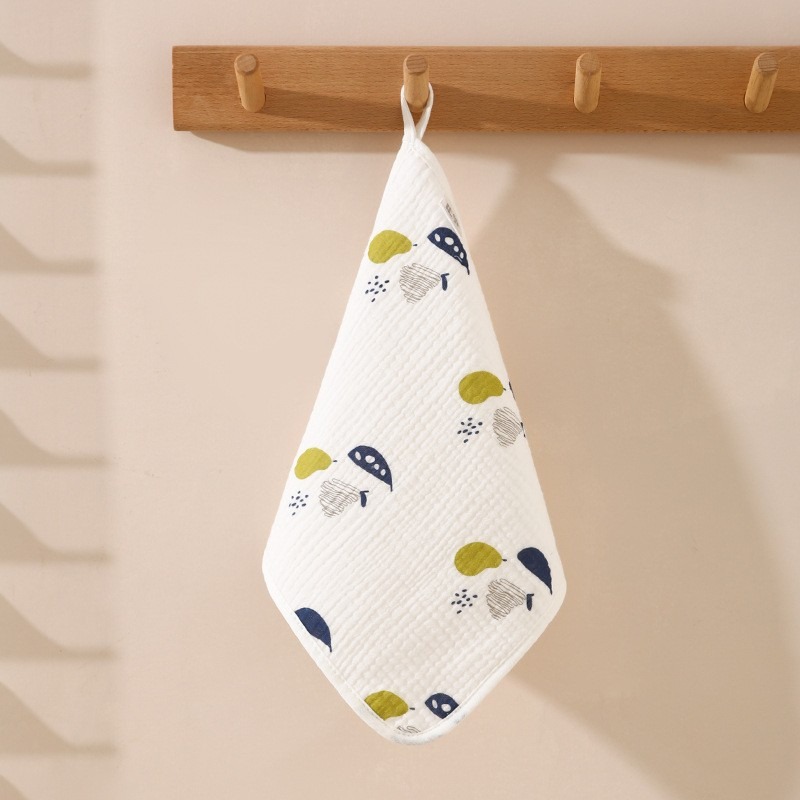 現貨｜四層紗手帕 新生兒紗布方巾 寶寶洗臉巾 洗澡巾 方巾 口水巾 洗臉巾 圍兜 兒童手帕 洗臉小方巾-細節圖10